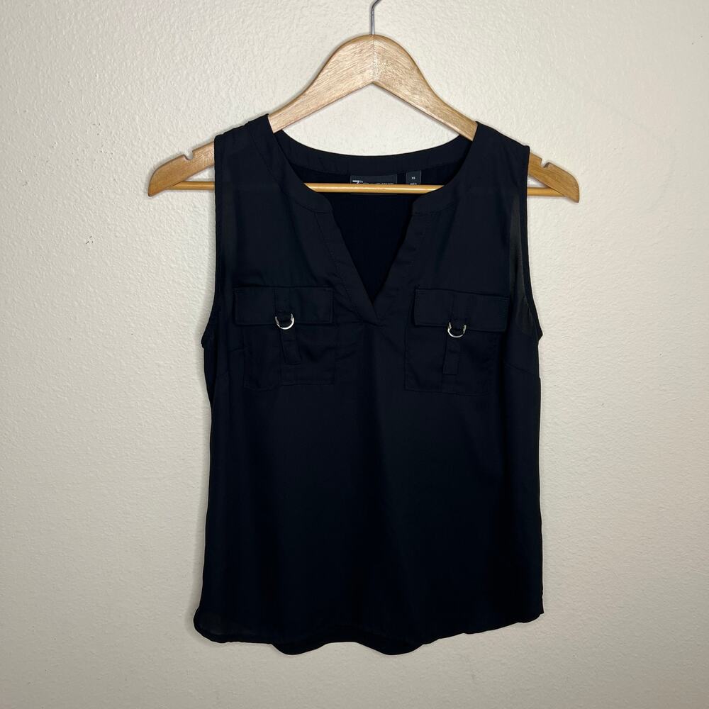 7th Avenue NY and Company Black Sleeveless Blouse XS